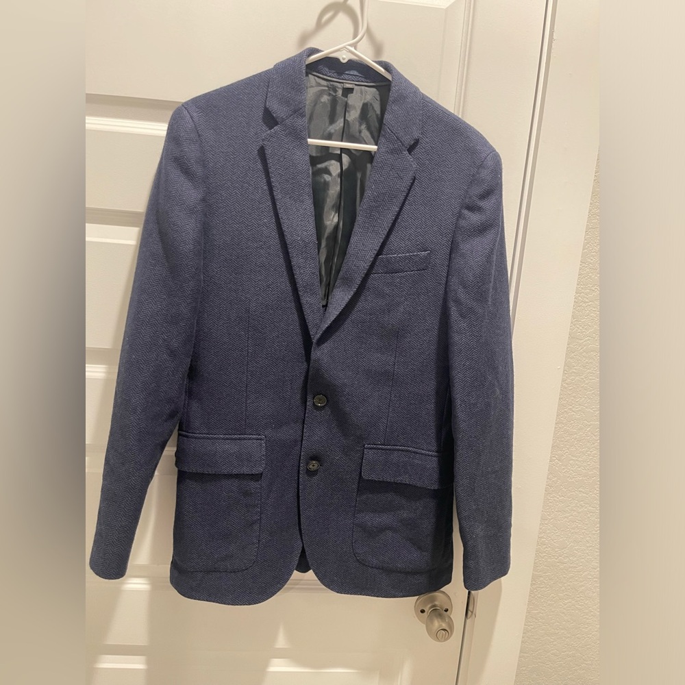 Mens J.Crew Ludlow Moon Quality British Cloth Wool Sport Coat Blazer Size 38R